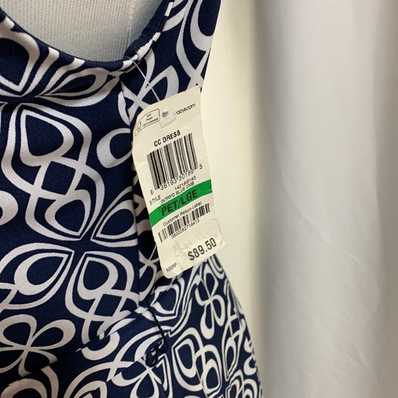 NWT Charter Club Sleeveless Scoop Neck Fit & Flare Dress - Picture 3 of 7